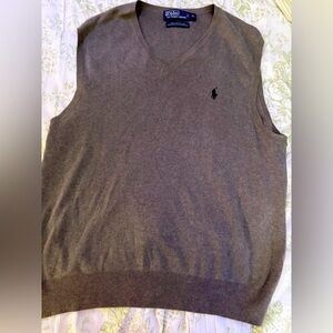 Polo by Ralph Lauren Gray Vest. Bundle 2 for $30. Size XL.